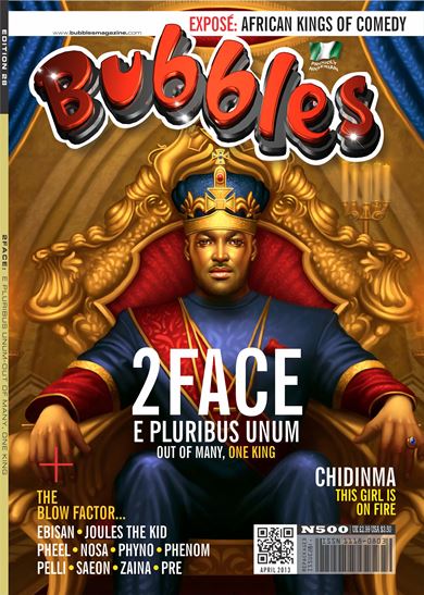 King 2face covers Bubbles Magazine