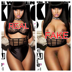 I Didnt Go Nude For Kings Magazine See The Real Picture Here - Nicki Minaj