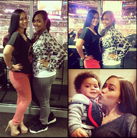 Lil Wayne Baby Mama and Ex Sarah Vivan Attends Chicago Bulls Game With Derrick Rose Baby Mama Mieka Blackman-Reese